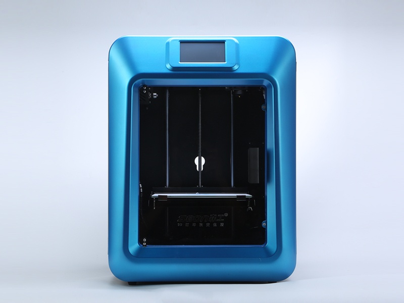 教育應用桌面級3d打印機正面圖